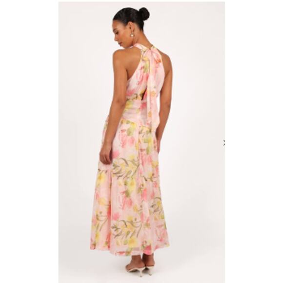 Petal and Pup Acacia Blossom Halter Eden Maxi Dress Size L - Picture 10 of 13